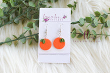 Clay Earrings || Oranges || Made to Order