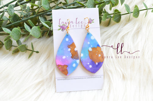 Ursa Clay Earrings || Galaxy