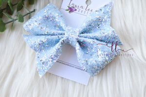 Mya Bow Style || Periwinkle Diamond Glitter