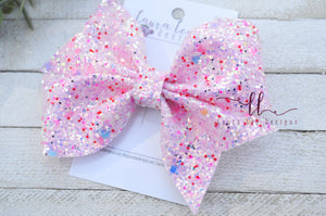 Mya Bow Style || Pink Butterfly Glitter