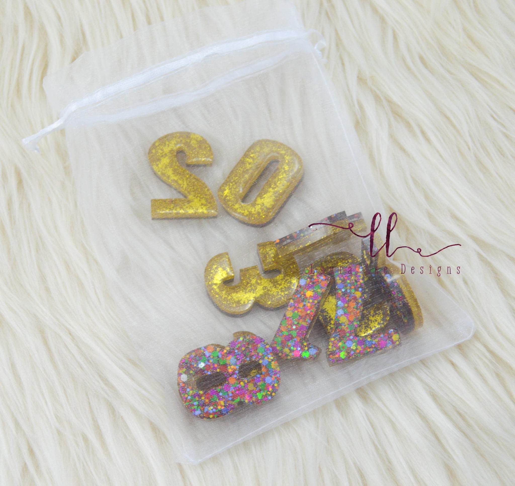 Rainbow Glitter - Confetti Glitter - Dot Glitter - Glitter Shapes - Ho –  Lisa's Bling Boutique