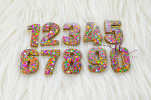 Number Set || Rainbow Glitter