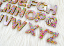 Alphabet Set || Rainbow Glitter