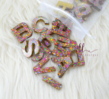 Alphabet Set || Rainbow Glitter