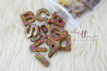 Alphabet Set || Rainbow Glitter