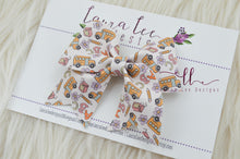Large Missy Bow || School Time Vegan Leather || Clip Only
