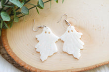 Sheet Ghost Resin Earrings || White Holographic