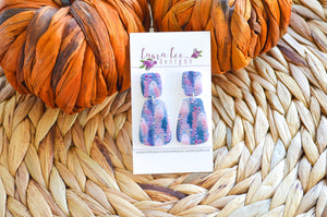 Skinny Hope Clay Earrings || Ghosts