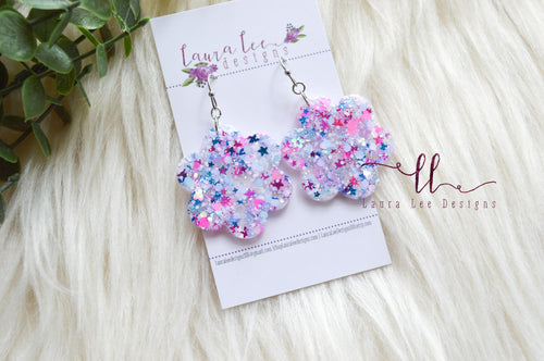 Flower Resin Earrings || Multicolor
