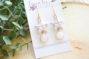 Starfish Clay Earrings