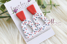 Vinnie Clay Earrings || 4th of July Stars