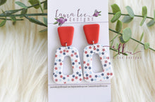 Vinnie Clay Earrings || 4th of July Stars