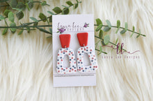 Vinnie Clay Earrings || 4th of July Stars