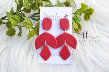 Large Statement Clay Earrings || You Choose Color || Made to Order