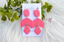 Large Statement Clay Earrings || You Choose Color || Made to Order