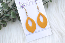 Little Ursa Cutout Clay Earrings || Mustard Yellow || Made to Order