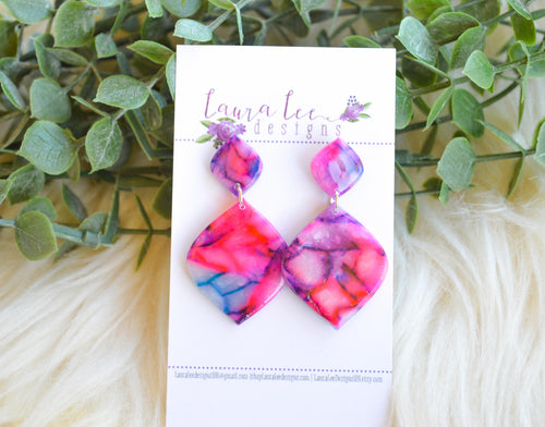 Vienna Clay Earrings || Colorful Summer
