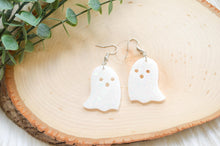 Ghost Resin Earrings || White Holographic