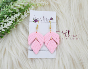 Penelope Clay Earrings || Bubblegum Pink