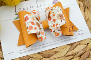 Large Amelia Bow Style || Rustic Fall Floral
