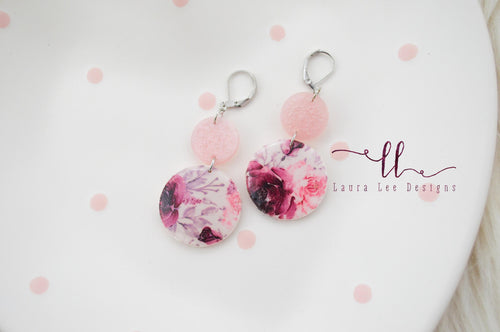 Macie Clay Earrings || Valentine's Floral