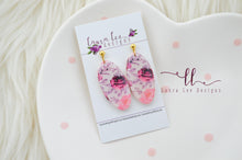 Jackie Oval Clay Earrings || Valentine's Day Floral