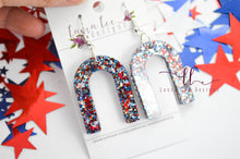 Arch Resin Earrings || Old America Glitter