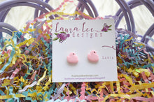 Clay Stud Earrings || Pink Chicks || Made to Order