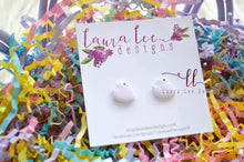 Clay Stud Earrings || Lavender Chicks || Made to Order