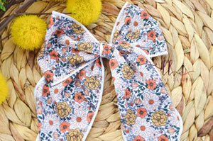Extra Large Timber Bow || Autumn Floral