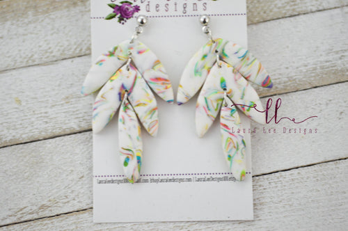 Cassie Clay Earrings || Colorful