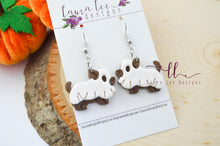 Dog Ghosts Clay Earrings || Small Dog Ghosts || Made to Order