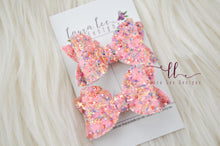 Pippy Style Pigtail Bow Set || Glitzy Glitter