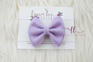 Millie Bow Style || Lilac Purple Felt