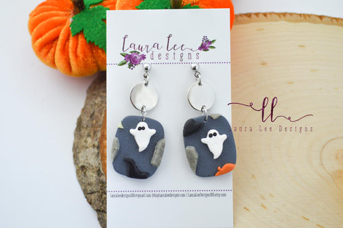 Penny Clay Earrings || Halloween