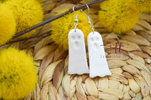 Ghost Clay Earrings || White ||Made to Order